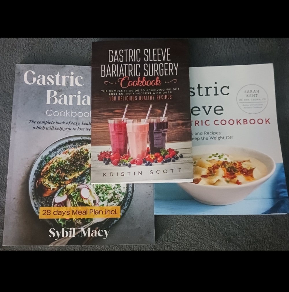 Gastric Sleeve Bariatric Surgery Cookbooks & Portion Plate